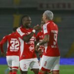 Franco Fagundez  marco doblete para el triunfo de Santa Fe
